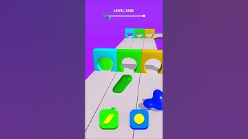 Blob Shifter 3D Level 2552 | Cubic Gaming #shorts #youtubeshorts #gaming