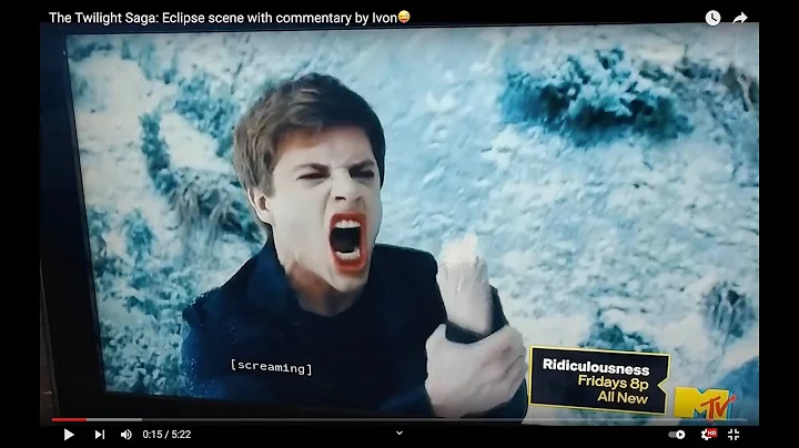 The Twilight Saga: Eclipse scene with commentary by Ivon😜