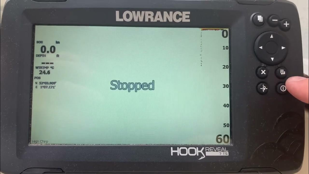 Lowrance SONAR STOPPED, quick fix