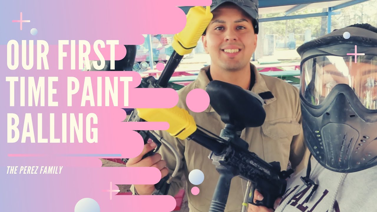Our first time PAINTBALLING YouTube