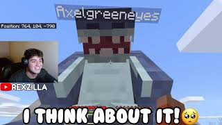 I belive I Can Fly😂😂 Rexzilla And Axelgreeneyes game minecraft