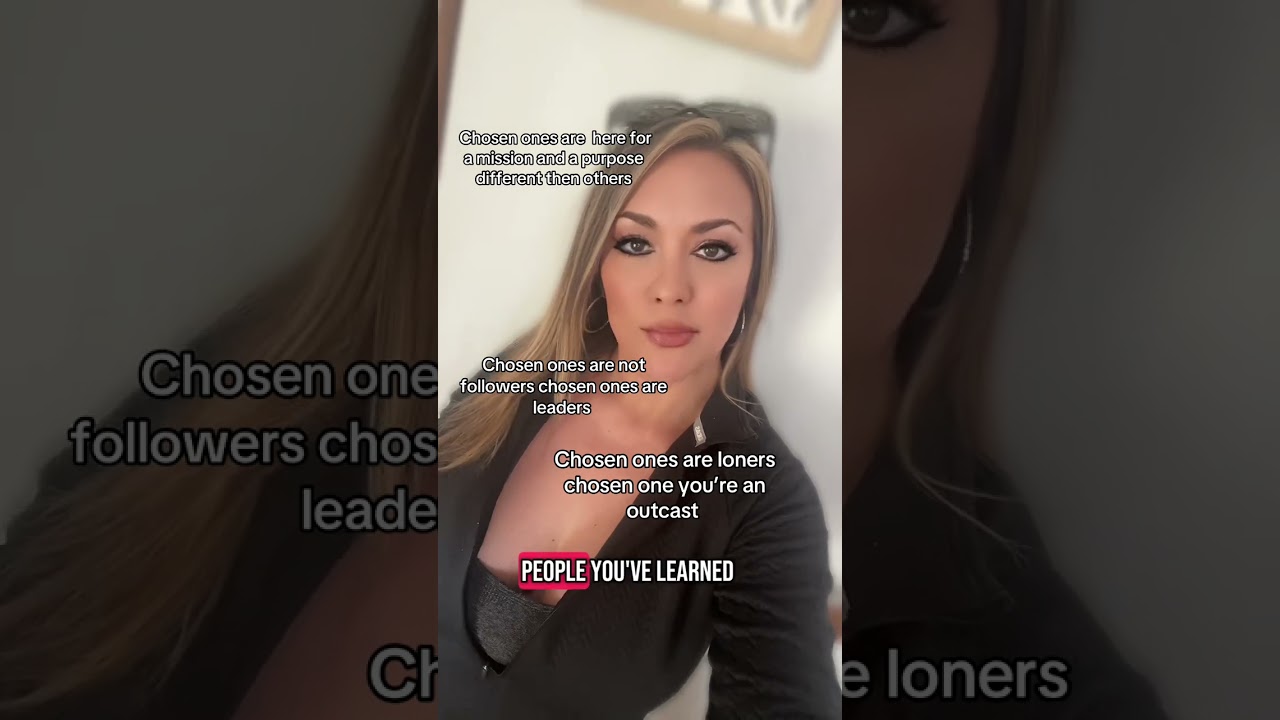 Chosen ones are loners chosen ones are outcasts you don’t fit In! Listen 👂 please 🙏 subscribe 💯✨