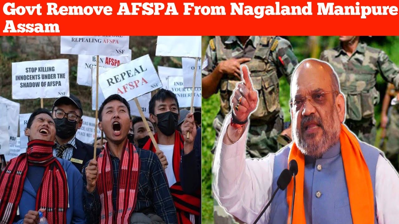 BREAKING|| Zeme News For Nagaland Manipure Assam || Govt Remove AFSPA From Nagaland Manipure Assam