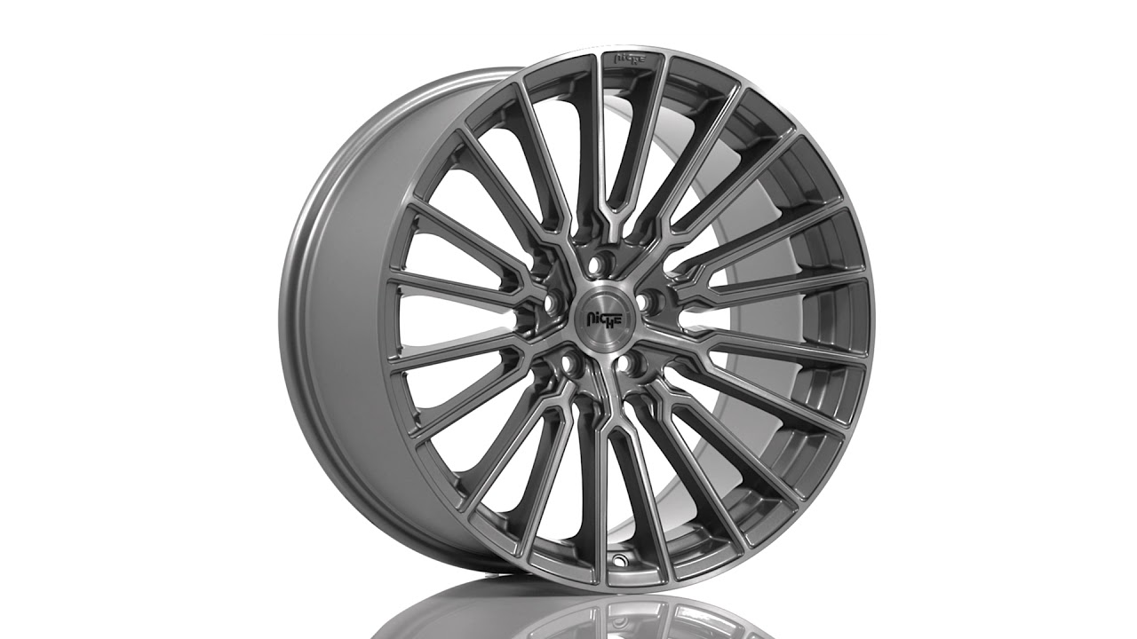 NICHE ROAD WHEELS PREMIO M251 - 20x10.5 - ANTHRACITE WITH BRUSHED TINT ...