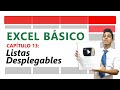 13 | Crear Listas desplegables en Excel