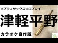 ソプラノサックス 演奏「津軽平野」 (自作カラオケ版)