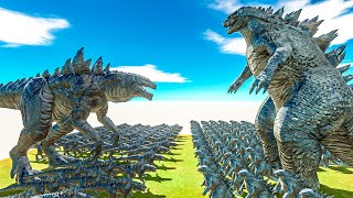 King of the Monster War - Growing Godzilla 2014 VS Zilla, Size Comparison Godzilla | ARBS