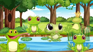 five little speckled frogs super simple songs #sunday @vanji_Tv