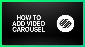 How To Add Video Carousel In Squarespace Tutorial