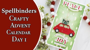 Crafty Advent Calendar | Day 1 | Spellbinders 2023