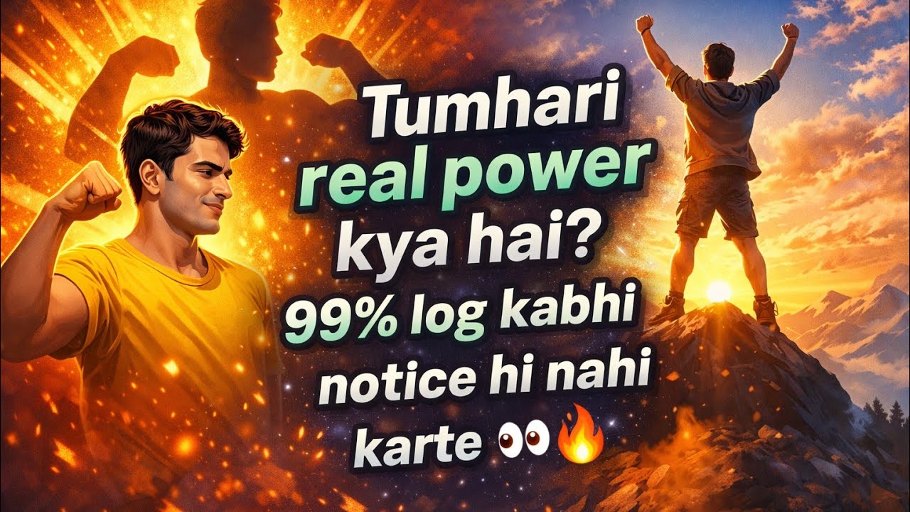 “Tumhari real power kya hai? 99% log kabhi notice hi nahi karte 👀🔥” 