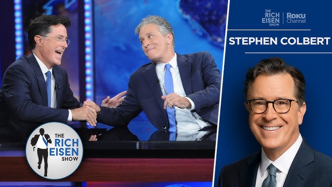 What Stephen Colbert Said to Jon Stewart When Meeting the Former 'Daily Show' Host | Rich Eisen Show - YouTube