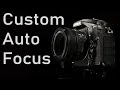 D500 Custom Autofocus Setup