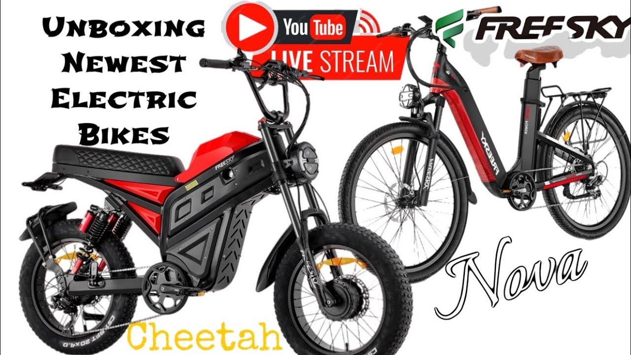 Unboxing FREESKY newest e-bikes Live The Cheetah and Nova