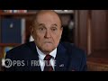 The Choice 2020: Rudy Giuliani (interview) | FRONTLINE