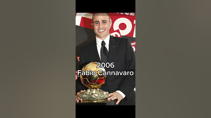 tutti i vincitori del pallone d'oro 2000-2024
