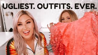 UGLIEST Thrifted Outfit CHALLENGE w. Shaaanxo!