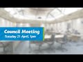 Waimakariri District Council Meeting - 21 April 2020