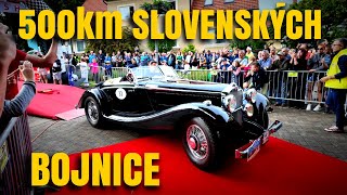 500km Slovenských 2024 príjazd vozidiel do Bojníc #veterany #classiccars #bojnice