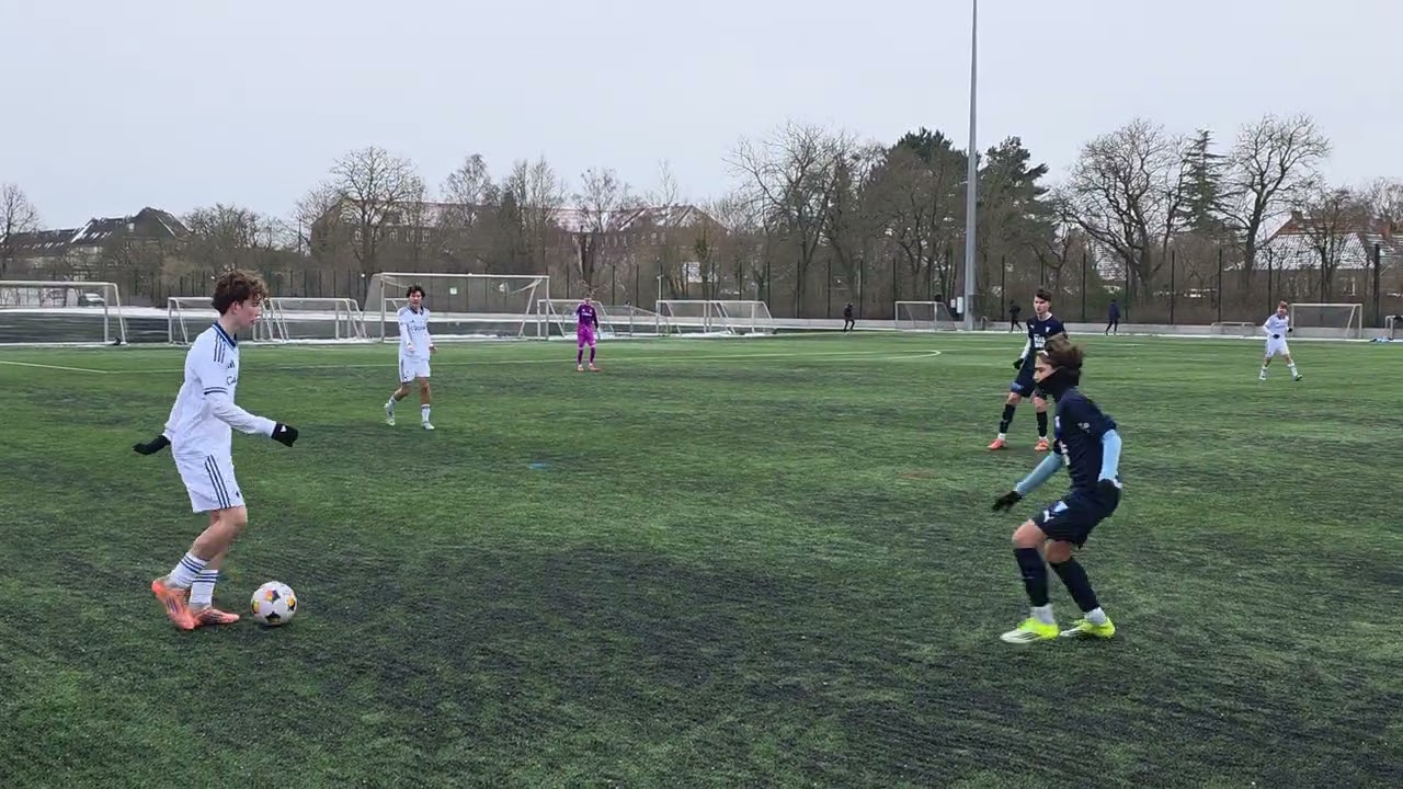 MFF P16 vs FC København P16 (0-7) 1 halvlek Träningsmatch 