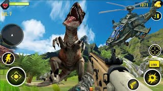 Helicopter Dinosaur Shooting Game screenshot 1