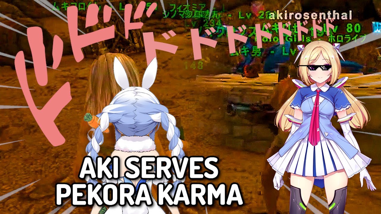 After terrorising everyone, Pekora learns the hard way why Aki shouldnt be messed with