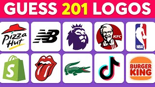 Guess The Logo in 3 Seconds ✅ 201 Famous Logos | Monkey Quiz