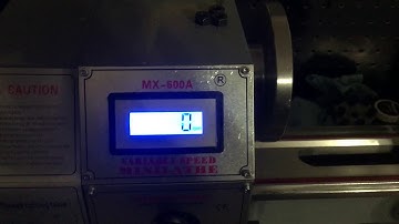 MX-600A Lathe issues