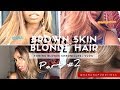 Brown Skin + Blonde Hair | Toning Blonde At Home | Vlog Part 2