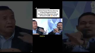 Heated Debate! Rocky Gerung vs. Boni Hargens & Irma Suryani Intense Arguments in Public Forum Par...
