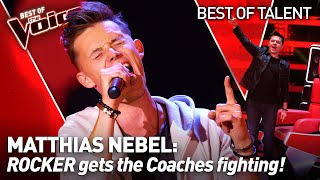 Video thumbnail of "This ROCKER turns his Blind Audition into a CONCERT 🤩"