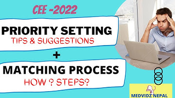 CEE matching process | Priority setting | Tips & suggestions | #cee #medicaleducation #entrance