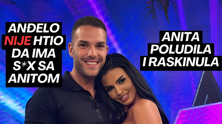 ANITA OTKRILA PRAVI RAZLOG RASKIDA SA ANĐELOM