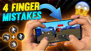 4 Finger Mistakes Make You Noob 😱🔥- Garena Free fire Max