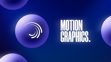 Stunning motion graphics in alight motion.