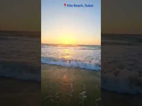“Vibe high and the magic around you will unfold.” 📍Kite Beach ⛱️🏖️ Dubai #trending #dubailife