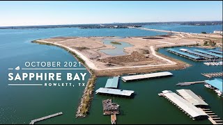 Sapphire Bay Construction Progress - October 2021 - Rowlett, Texas