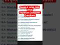 #osssc 2026|ri ,amin, icds exam most important computer questions|