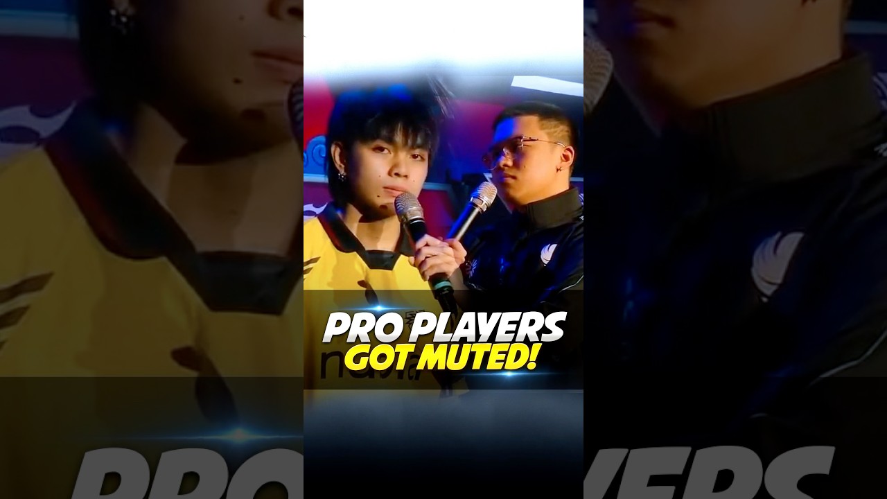 When MLBB PRO PLAYERS got MUTED in an Interview due to TRASH TALKING #shorts #mlbb #mpl #flaptzy