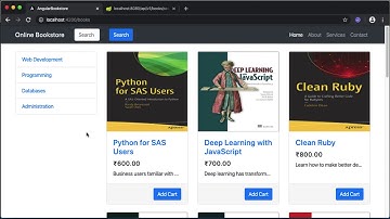 Angular 8 and Spring Boot Part 56   Create new search component and update view template 2020 05 15