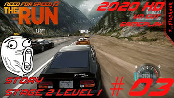 NEED FOR SPEED THE RUN | STORY MODE: STAGE 2 level 1 |1080P GAMEPLAY PS4 2019 X_xLASHEEN #3