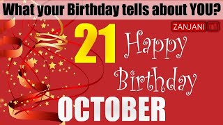 21 October Birthday Personality | Secrets of your Birthday | What your Birth Date says | Zanjani TV
