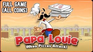 Papa Louie: When Pizzas Attack - Full Game - All Bonus Coins