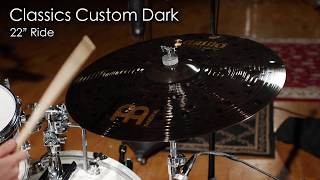 Meinl Cymbals CC22DAR Classics Custom 22" Dark Ride Cymbal