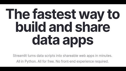 Making Web Apps with Streamlit (2 of 2)
