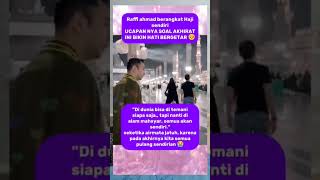 Raffi Ahmad menangis saat Haji Sendiri #artist #raffiahmad #raffinagita #trending #shorts #haji