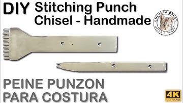 How to make Stitching punch chisel - Homemade tool - DIY - S01E05