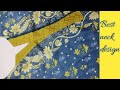 Neck design cutting and stitching 