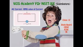 RMS Current in Resistor | Alternating Current | Class 12 Physics | Easy Tips