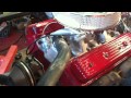 350 Chevy Engine on run stand